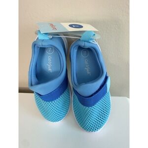 Cat & Jack Austen Sneakers Toddler 7 Blue Mesh Slip On Strap NWT